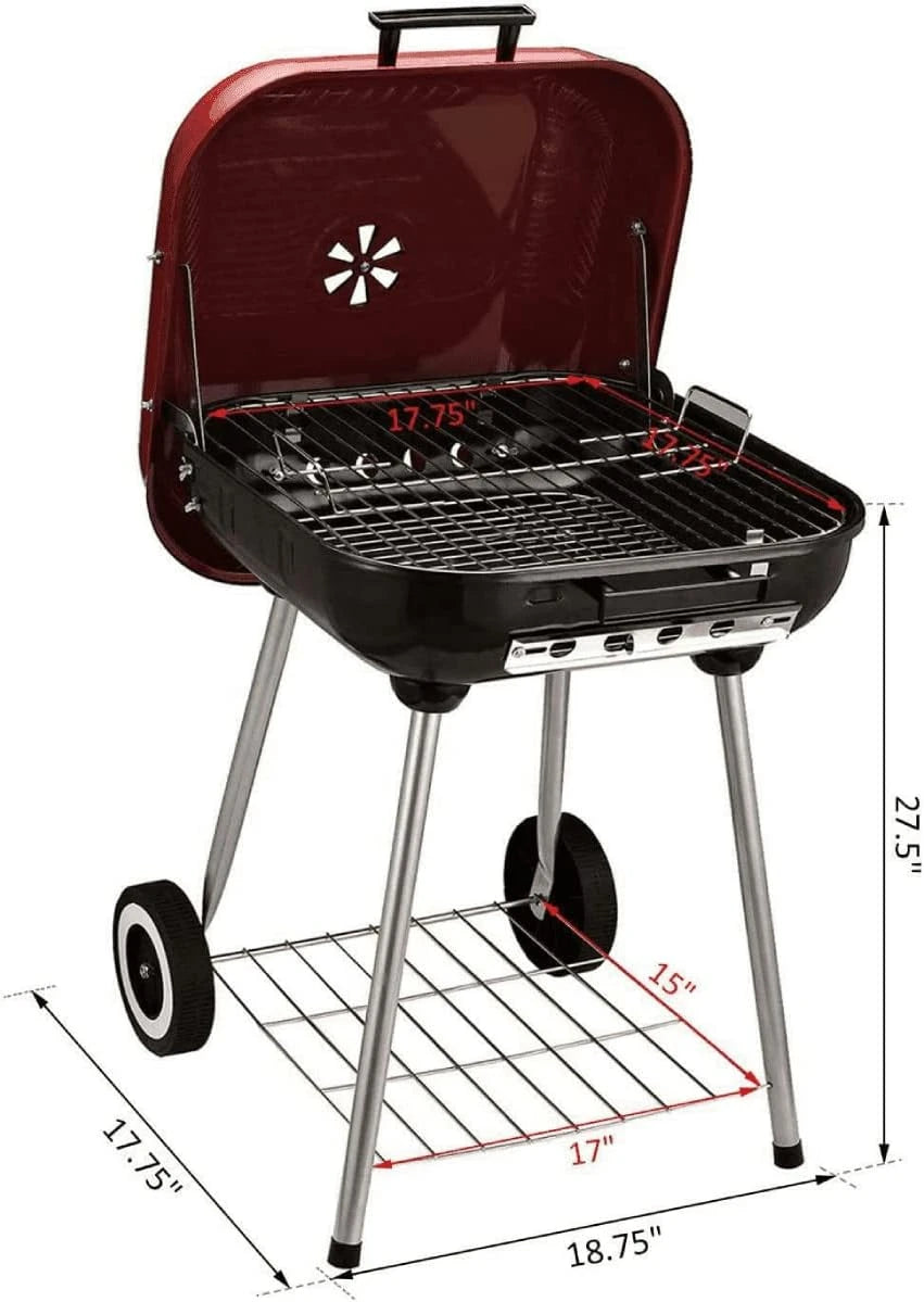 Chamdel 18" Square Barbecue Grill