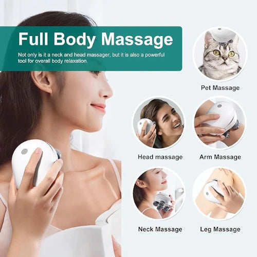 Portable Electric Scalp Massager –  Relaxation & Stress Relief Tool for Hair & Scalp Care