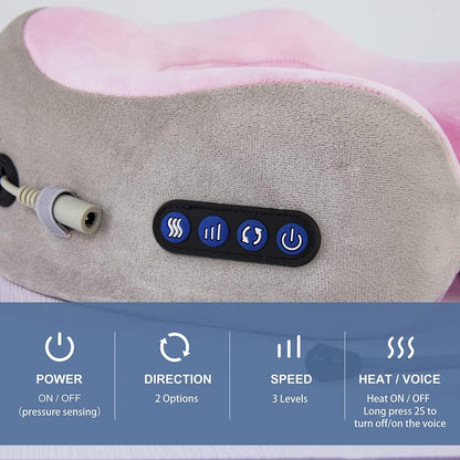 Electric Neck Massager U-shaped Pillow