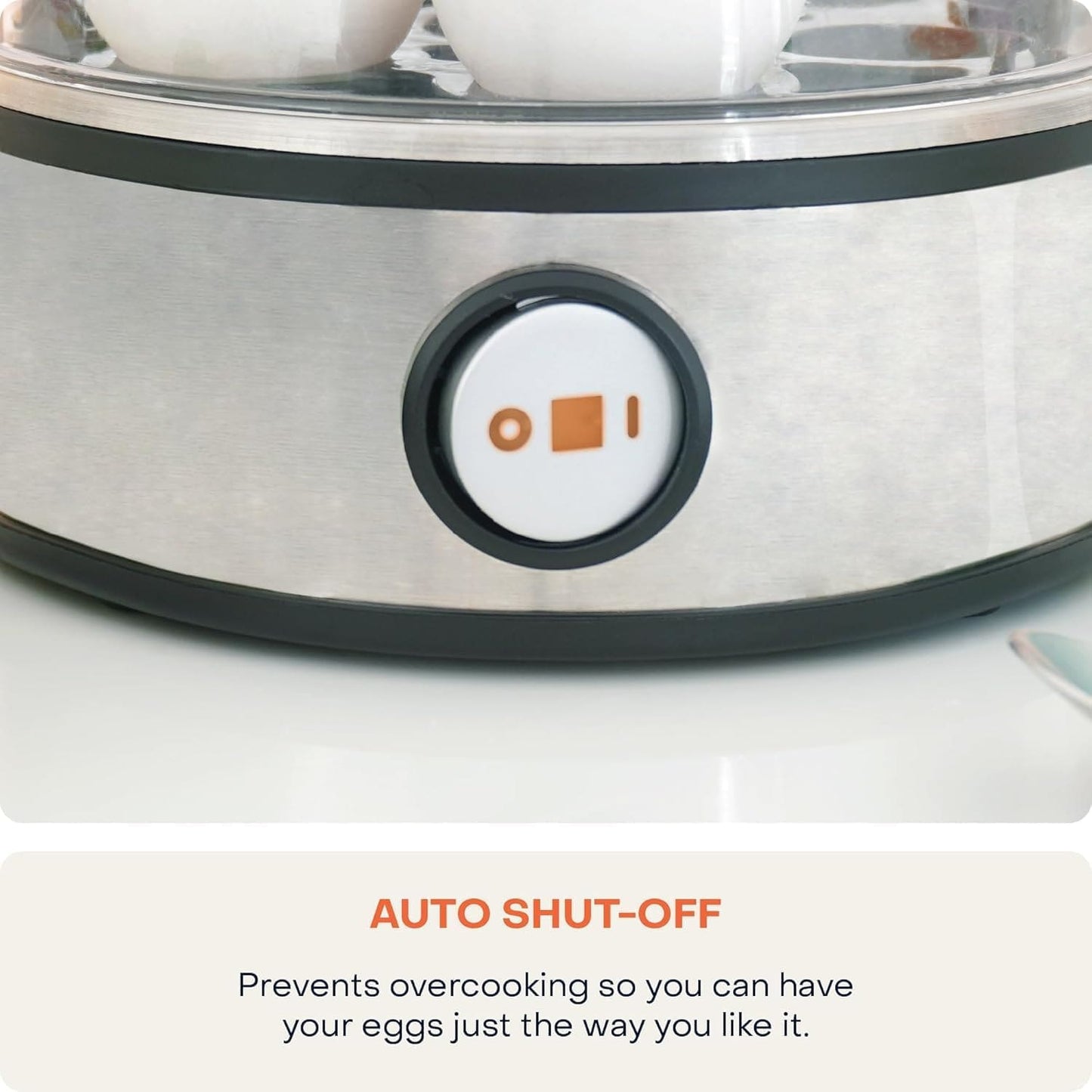 Electric Egg Cooker -  Boiled, Poached, Scrambled or Omelettes