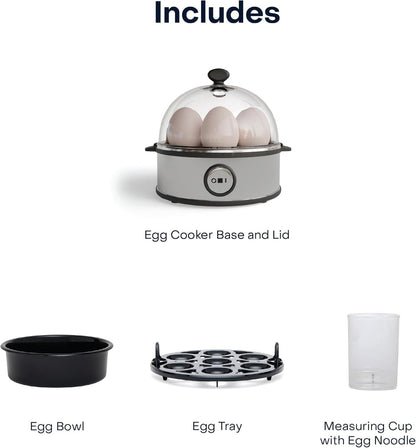 Electric Egg Cooker -  Boiled, Poached, Scrambled or Omelettes
