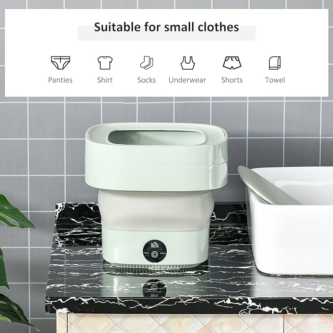 Foldable Mini Washing Machine Bucket
