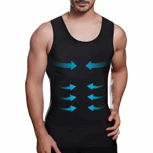 Men’s Slimming Body Shaper Vest, Compression Shirts