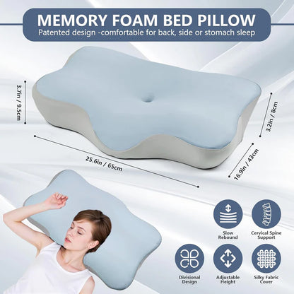 Orthopedic Latex Neck Pillow Slow Rebound
