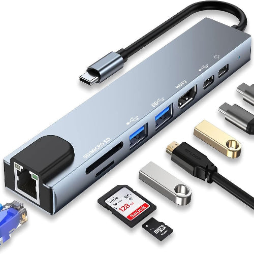SmarT Link Multifunctional Adapter - 8 in 1