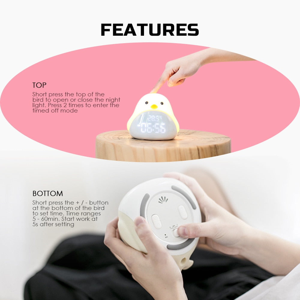 Time Bird Electronic Smart Alarm Clock 