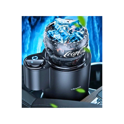 USAMS US-ZB160 Smart Car Cup – Heating & Cooling with Digital Display edenlify